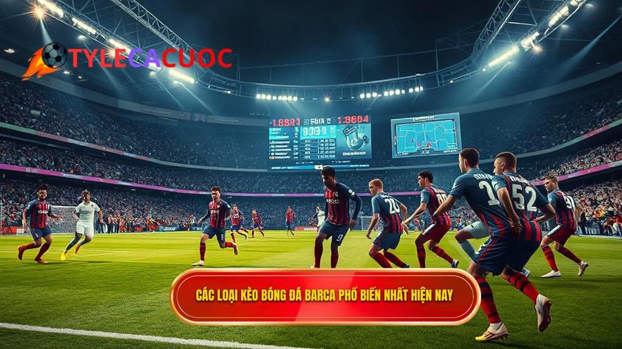 Các loại kèo bóng đá Barca phổ biến nhất hiện nay