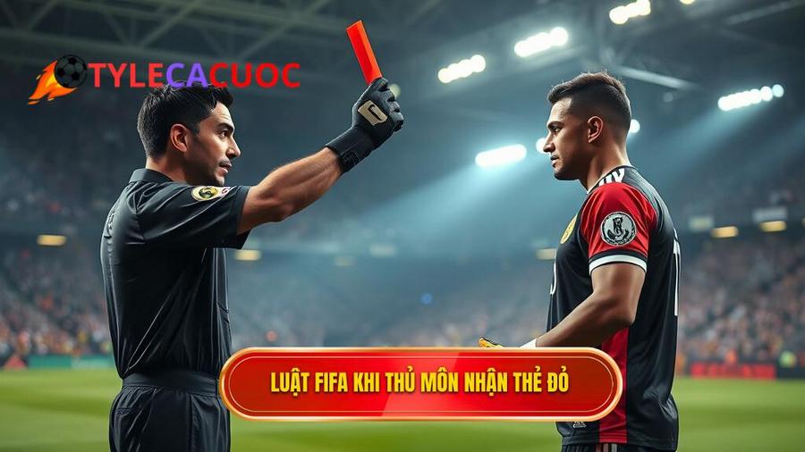 1. Luật FIFA quy định thế nào khi thủ môn nhận thẻ đỏ?