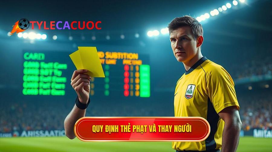 2. Hệ thống thẻ phạt và quyền thay người