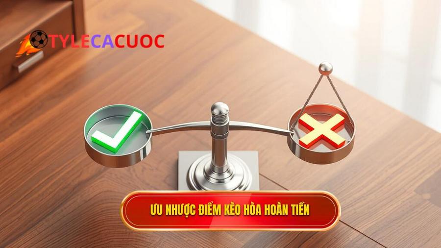 Phân tích ưu và nhược điểm của Kèo hòa hoàn tiền (Draw no bet)