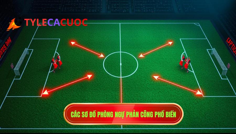 3. Các sơ đồ phòng ngự phản công phổ biến